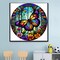 5D DIY Diamond Painting Kits for Adults Kids, Butterfly Stained Glass Full Drill Embroidery Cross Stitch Crystal Rhinestone Paintings Pictures Arts Wall Decor Painting Dots Kits 11.8X11.8 in